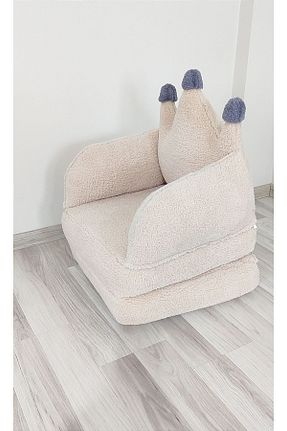 صندلی و مبل اتاق کودک بژ پارچه ای Nisababy - کد 789673092