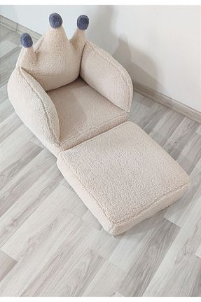 صندلی و مبل اتاق کودک بژ پارچه ای Nisababy - کد 789673092