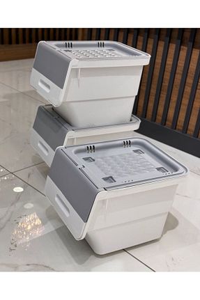 ظرف نگهداری سفید پلاستیک Onedekor - کد 787550473
