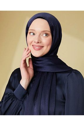 شال سرمه ای زنانه FRESCO SCARFS - کد 814834669