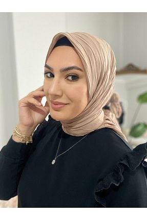 روسری قهوه ای 100 x 100 LOSYANA - کد 816908712
