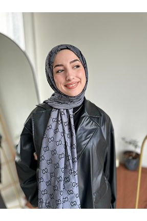 شال طوسی زنانه کشمیر Favor Scarf - کد 852025083