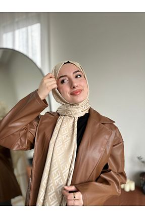 شال بژ زنانه کشمیر Favor Scarf - کد 852015264