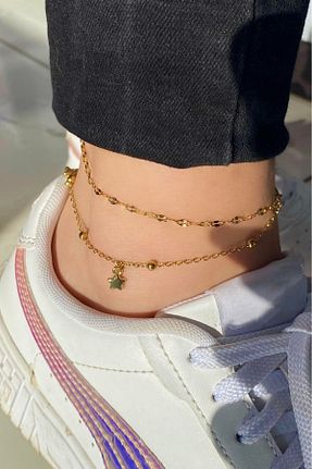 خلخال جواهر طلائی زنانه استیل (فولاد) Takıştır - کد 852153088