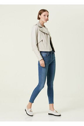 شلوار آبی زنانه پارچه Frame Denim - کد 851733768