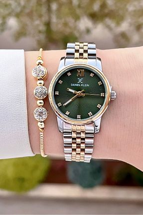 ساعت مچی طلائی زنانه 26-30 میلی متر Daniel Klein - کد 851597708