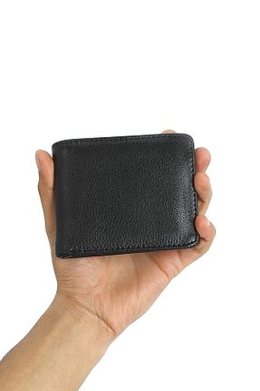 کیف پول مشکی مردانه ابعاد کوچک Duke Nickle - کد 831340490