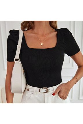 بلوز مشکی زنانه ساده CrazyShopping - کد 849036733