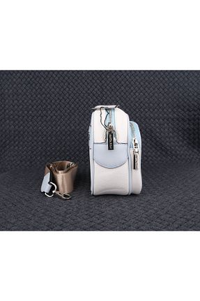 کیف پستچی سفید زنانه چرم مصنوعی Santa Polo - کد 323366478