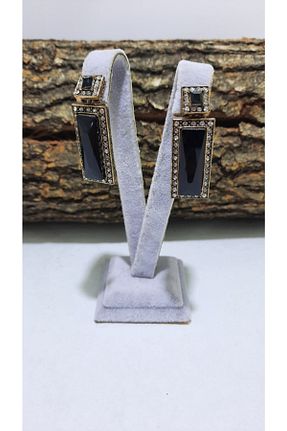گوشواره جواهر مشکی زیرکن TMD AKSESUAR - کد 264118090