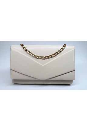 کیف مجلسی بژ زنانه چرم مصنوعی VALESCO - کد 674587686