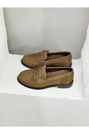 کفش لوفر قهوه ای زنانه پاشنه کوتاه (1 - 4 سانتی متر) Mammamia - کد 852150773