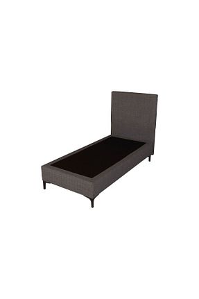 تختخواب جک دار طوسی تکنفره Kilim Mobilya - کد 828857090