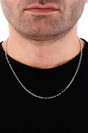 گردنبند نقره بژ مردانه 925 عیار Miavi Silver - کد 851737735