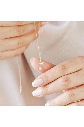 گردنبند نقره طلائی زنانه 925 عیار Agai Silver - کد 288872092