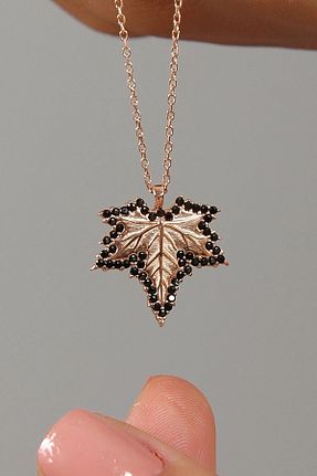 گردنبند نقره مشکی زنانه 925 عیار Agai Silver - کد 802983707