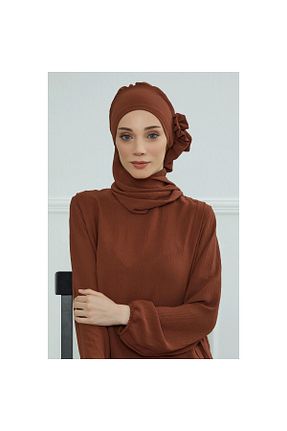 شال قهوه ای زنانه کد 839785415