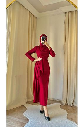 لباس حجاب زرشکی زنانه Kalem ZÜBİŞ BUTİK - کد 851868739