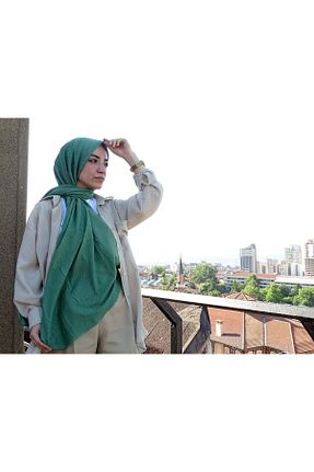شال سبز زنانه پنبه پلی استر Aksesuar - کد 849990507
