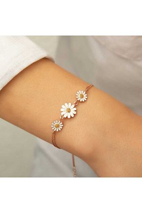 دستبند نقره صورتی زنانه 925 عیار fermershop - کد 851834623