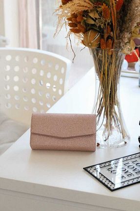 کیف مجلسی صورتی زنانه پارچه ای Moom Bag - کد 320927430