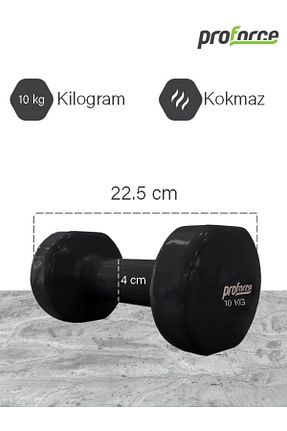 دمبل و صفحه وزنه مشکی وینیل Proforce - کد 186778139