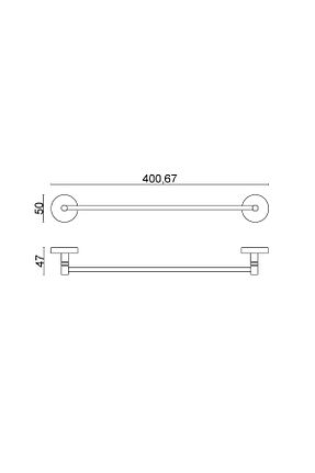 نظم دهنده حمام بژ استیل ضد زنگ ÇELİK BANYO - کد 751989325