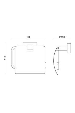 نظم دهنده حمام بژ استیل ضد زنگ ÇELİK BANYO - کد 751988913