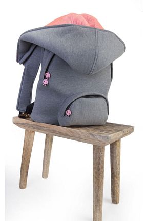 کوله پشتی طوسی زنانه ابعاد بزرگ Morikukko - کد 83098866