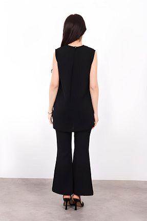 بلوز مشکی زنانه ساده Puane - کد 808706106