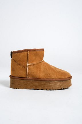 بوت / نیم بوت قهوه ای زنانه پلی اورتان sfy shoes - کد 778795077