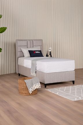 تختخواب جک دار بژ تکنفره Kilim Mobilya - کد 636505219