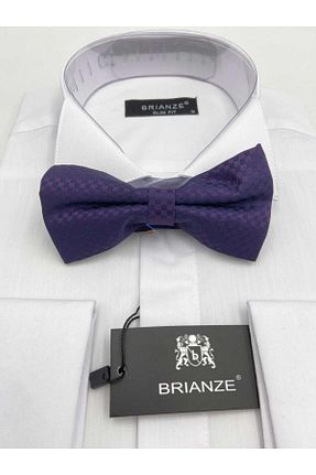 پاپیون بنفش مردانه پارچه ای Brianze - کد 851736480