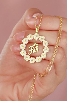 گردنبند نقره طلائی زنانه 925 عیار Silvano Jewelry - کد 444275048