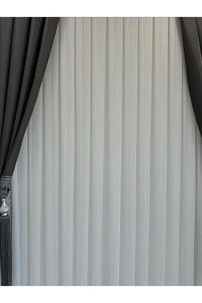 پرده توری سفید ریل دار beatiful - کد 851738152