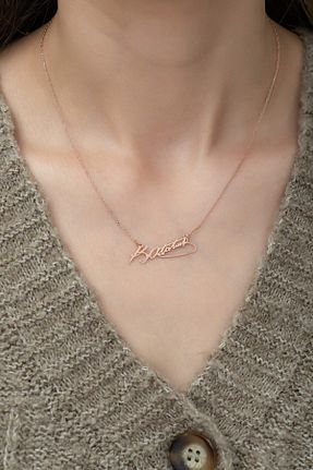 گردنبند نقره صورتی زنانه 925 عیار Agai Silver - کد 252071130