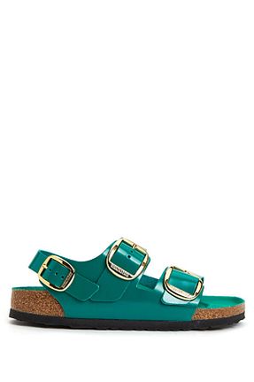 صندل سبز زنانه پاشنه کوتاه (1 - 4 سانتی متر) Birkenstock - کد 851821403