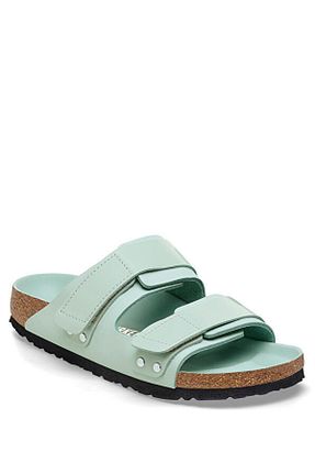 صندل سبز زنانه پاشنه کوتاه (1 - 4 سانتی متر) Birkenstock - کد 851822055