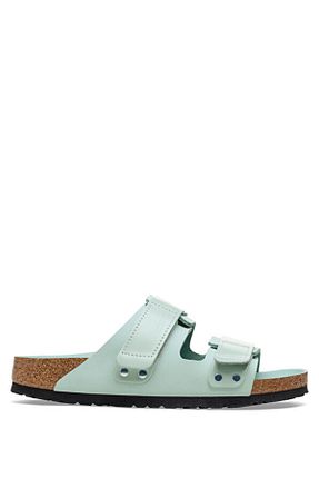 صندل سبز زنانه پاشنه کوتاه (1 - 4 سانتی متر) Birkenstock - کد 851822055