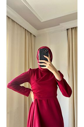 لباس حجاب زرشکی زنانه Kalem ZÜBİŞ BUTİK - کد 851868739