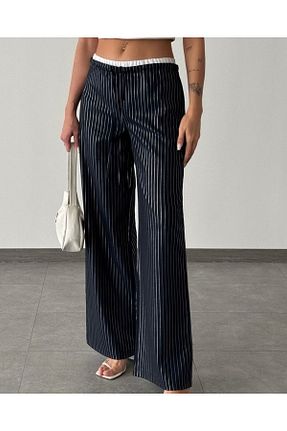 شلوار مشکی زنانه بافتنی Leos Moda - کد 851349072