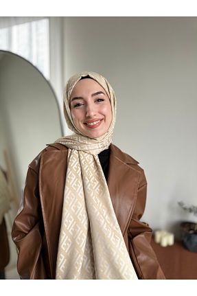شال بژ زنانه کشمیر Favor Scarf - کد 852015264