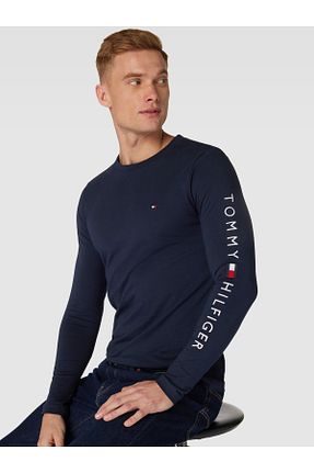 تیشرت سرمه ای مردانه یقه دوچرخه Tommy Hilfiger - کد 852095599