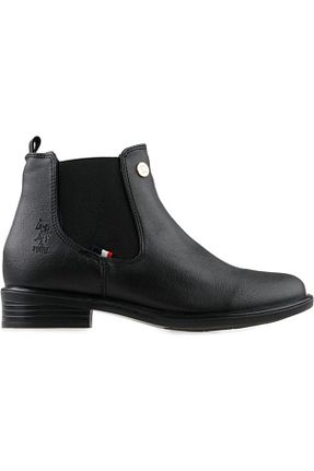 بوت / نیم بوت مشکی زنانه پاشنه تخت U.S. Polo Assn. - کد 340614121