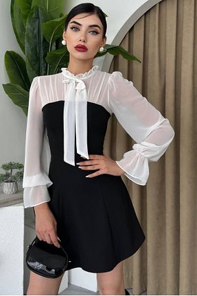 لباس مشکی زنانه بافتنی WOMAN VISION - کد 805422717