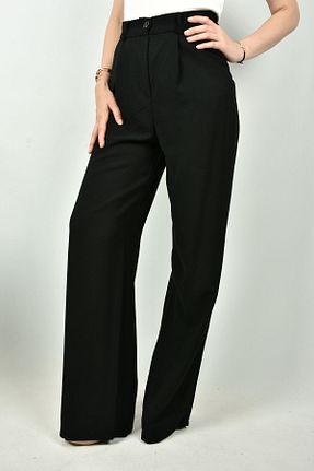 شلوار مشکی زنانه پلی استر moda caddesi - کد 755240065
