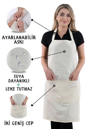 دستکش و پیشبندآشپزخانه بژ sevilya - کد 804087842