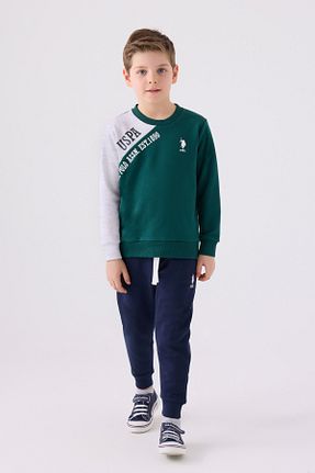 ست لباس راحتی سبز بچه گانه لیسانس دار	 U.S. Polo Assn. - کد 852389139