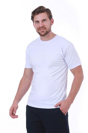 تیشرت سفید مردانه اسلیم فیت WERRONİ - کد 850668163