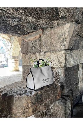 کیف ساحلی بژ زنانه پارچه ای échelle - کد 286156723